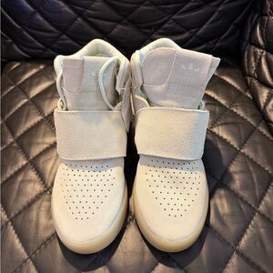 Adidas Beige High-Top Sneakers